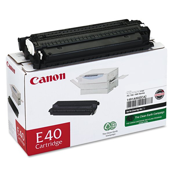 Canon Black Toner Cartridge, Market Indicator Cartridge No.: E40 E40